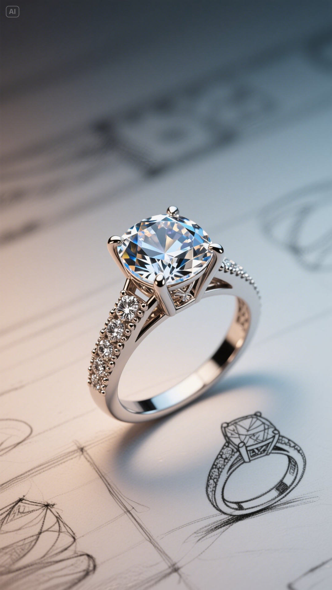 3D Design Preview of custom jewelry